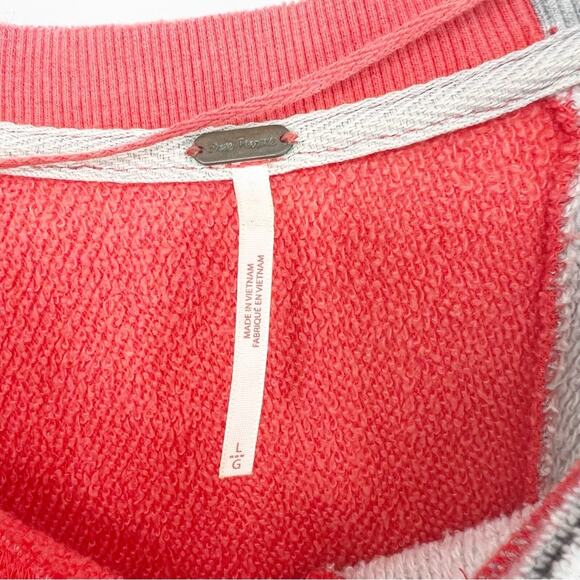 Free People Coloring In Sweatshirt Dress L Poppi - Picture 6 of 7